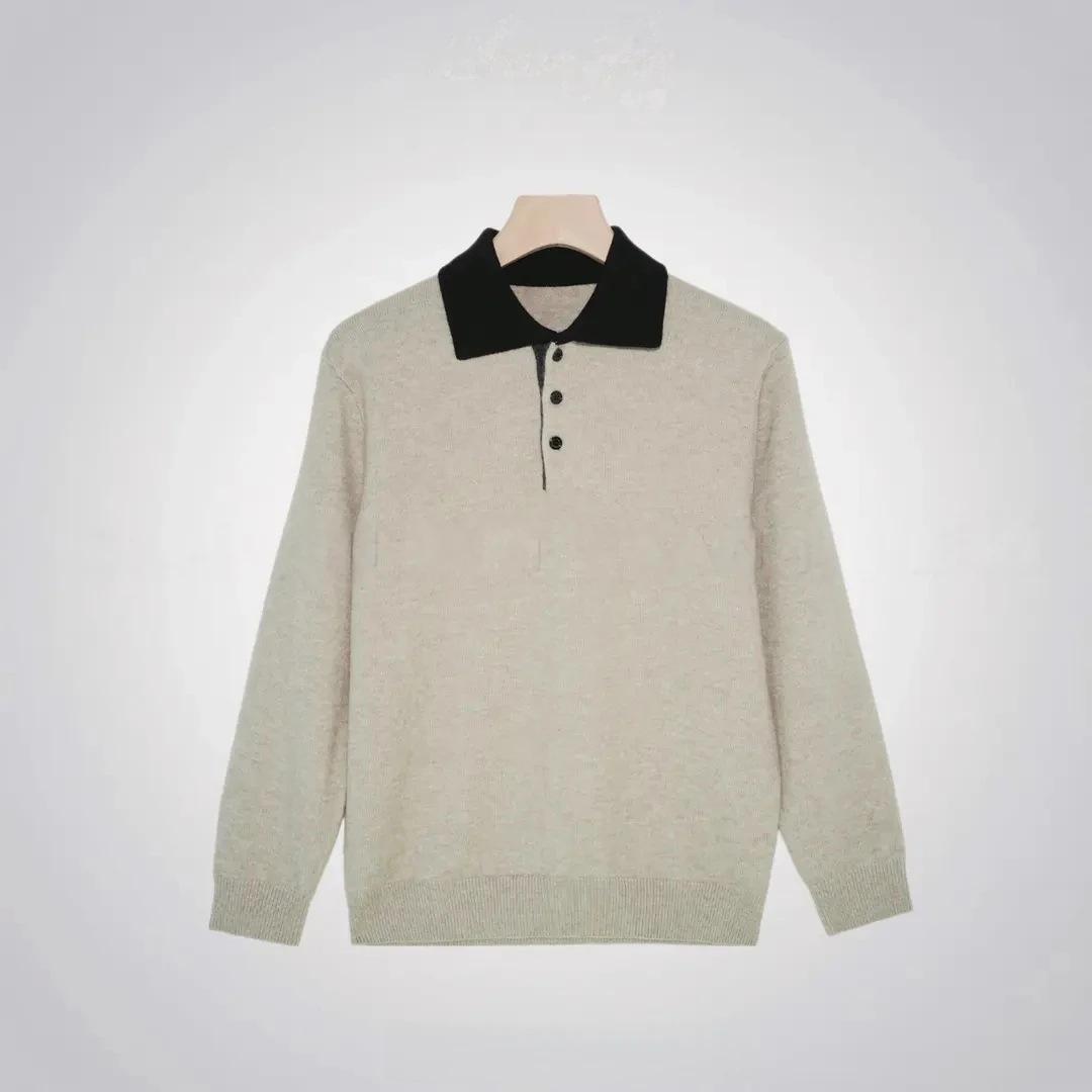 Men s Color Block Lapel Polo Knit Sweater - 2025 Autumn/Winter Minimalist Style, Casual High-End Trend, Light Luxury. XL
Men s Color Block Lapel Polo Knit Sweater - 2025 Autumn/Winter Minimalist Style, Casual High-End Trend, Light Luxury. XL