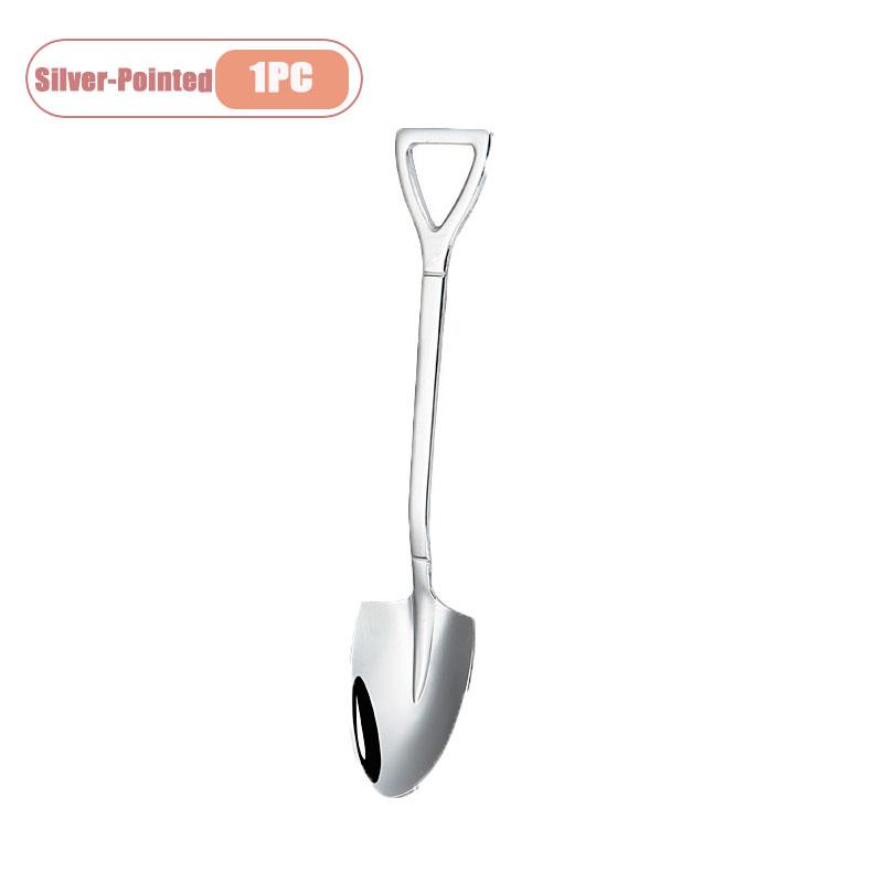 Vintage Shovel Shaped Coffee Spoon Stainless Steel Dessert Scoop for Watermelon Ice Cream and Cake Serving Creative Cutlery
Vintage Shovel Shaped Coffee Spoon Stainless Steel Dessert Scoop for Watermelon Ice Cream and Cake Serving Creative Cutlery