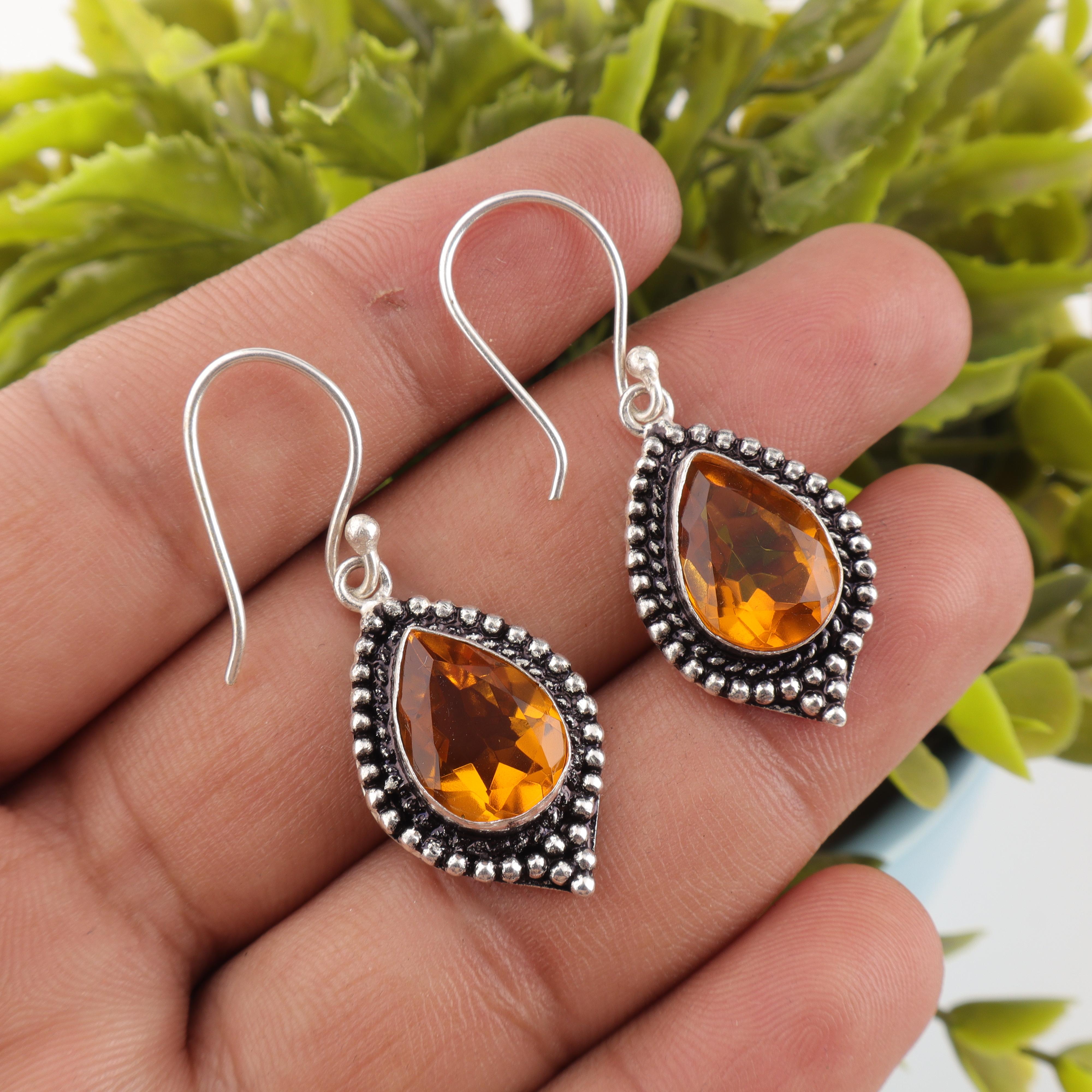 Citrine Earrings, 925 Solid Sterling Silver Jewelry, Gemstone Earrings, Gift For Her Handmade Designer Jewelry Gift For Her 1.6 Inches жовтий
Citrine Earrings, 925 Solid Sterling Silver Jewelry, Gemstone Earrings, Gift For Her Handmade Designer Jewelry Gift For Her 1.6 Inches жовтий