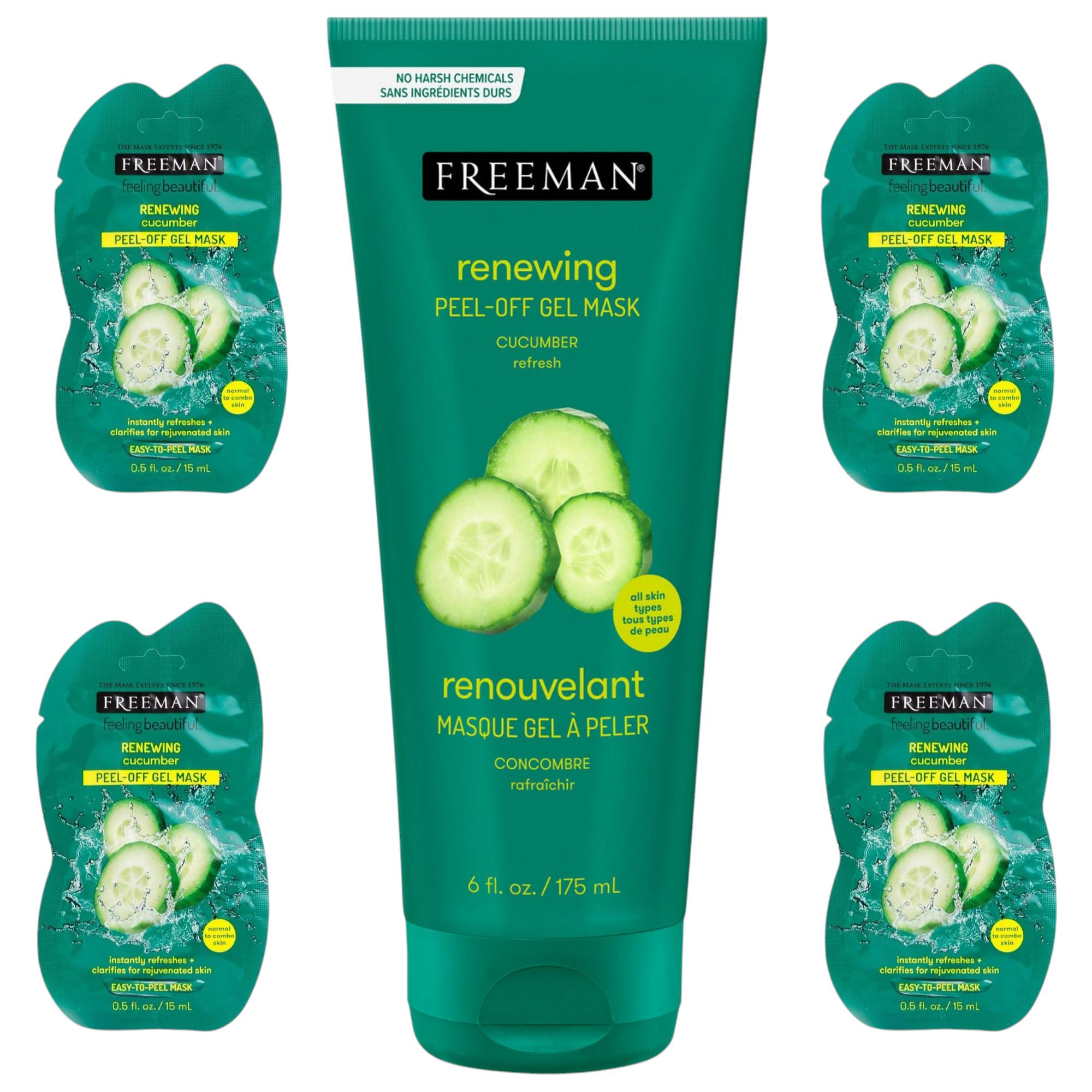 Огірковий маска-плівка для обличчя Freeman Beauty 175 мл. і встановити 4x 15мл. - оновлююча пілінг-гель маска 175 ml + 60 ml
Огірковий маска-плівка для обличчя Freeman Beauty 175 мл. і встановити 4x 15мл. - оновлююча пілінг-гель маска 175 ml + 60 ml
