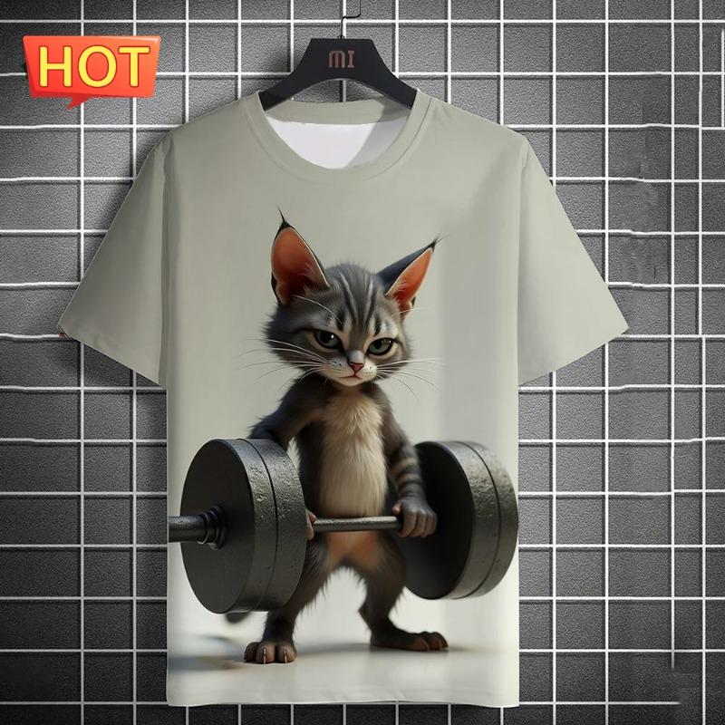 Мужская футболка с 3D-графикой смешного кота для фитнеса, оверсайз, с круглым вырезом, короткий рукав XXS
Мужская футболка с 3D-графикой смешного кота для фитнеса, оверсайз, с круглым вырезом, короткий рукав XXS