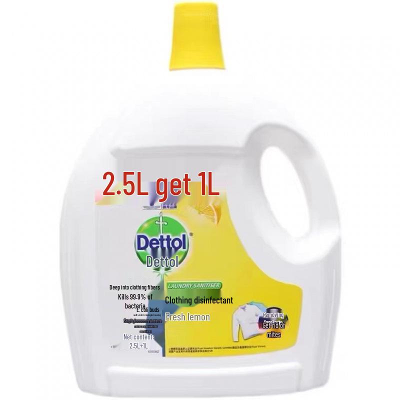 3.5L Lemon-Scented Stain Remover and Laundry Disinfectant for Clothing and Underwear
3.5L Lemon-Scented Stain Remover and Laundry Disinfectant for Clothing and Underwear