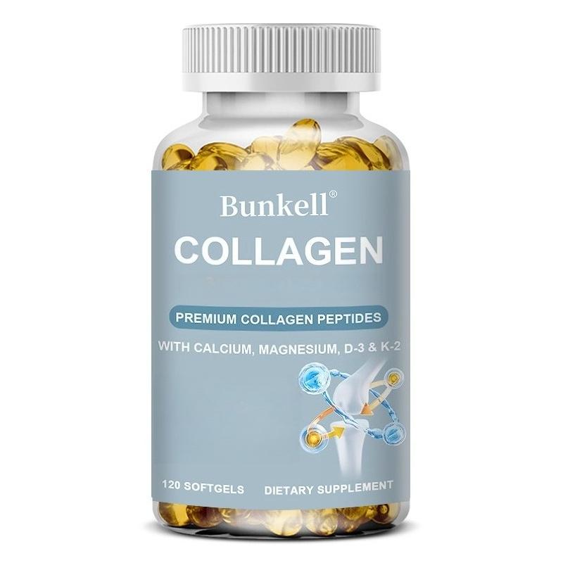Premium Collagen Peptides Dietary Supplement, With Calcium, Magnesium, Vitamin D3, Vitamin K2 120 Capsules
Premium Collagen Peptides Dietary Supplement, With Calcium, Magnesium, Vitamin D3, Vitamin K2 120 Capsules