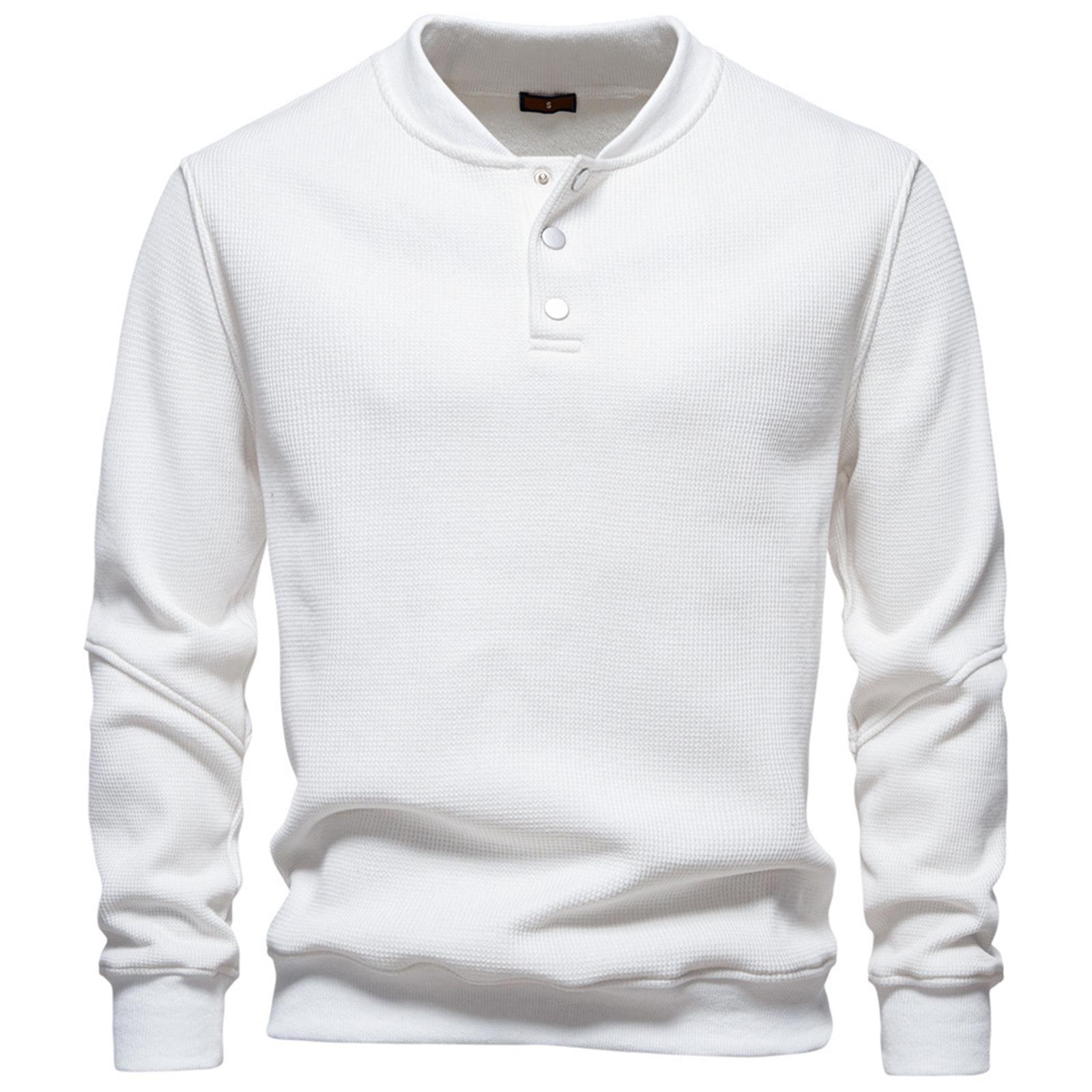 Men s Velvet Long Sleeved Quarter Buttoned Sweatshirt Casual Knit Pullover Baseball Collar XL белый
Men s Velvet Long Sleeved Quarter Buttoned Sweatshirt Casual Knit Pullover Baseball Collar XL белый