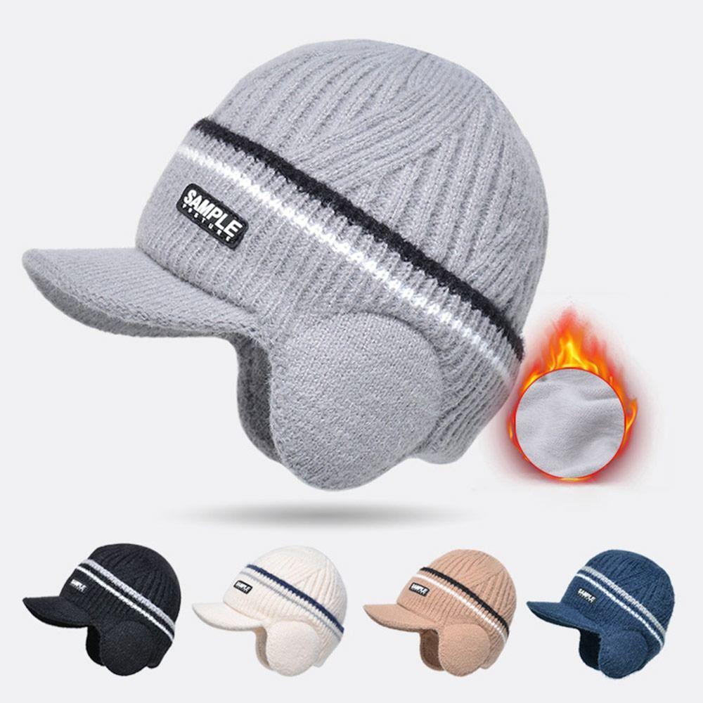 Холодостойкая вязаная шапка с плюшевой подкладкой, защитные шапки для ушей, снежная шапка с черепом, зимняя теплая чёрный
Холодостойкая вязаная шапка с плюшевой подкладкой, защитные шапки для ушей, снежная шапка с черепом, зимняя теплая чёрный