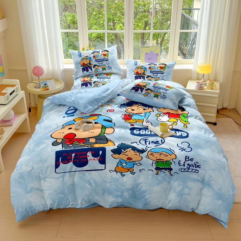 Crayon Shin-chan Children s Cartoon Bedding Set - Duvet Cover, Single Bed Sheet, and Pillowcases (4-Piece) Single Duvet Cover 150x200cm
Crayon Shin-chan Children s Cartoon Bedding Set - Duvet Cover, Single Bed Sheet, and Pillowcases (4-Piece) Single Duvet Cover 150x200cm