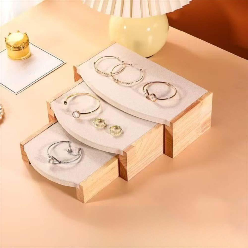 3Pc/Set Velvet/PU Leather Jewelry Display Organizer Bracelet Rings Earrings Rack Photography бежевый
3Pc/Set Velvet/PU Leather Jewelry Display Organizer Bracelet Rings Earrings Rack Photography бежевый