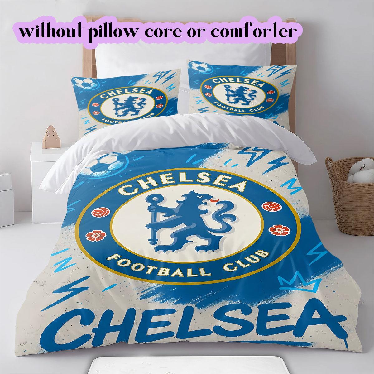 Chelsea F.C Pattern Bedding,Quilt Set Quilt Cover Pillowcase Home Birthday Gift (1*duvet cover+2*pillowcase,without core) 135x200cm
Chelsea F.C Pattern Bedding,Quilt Set Quilt Cover Pillowcase Home Birthday Gift (1*duvet cover+2*pillowcase,without core) 135x200cm