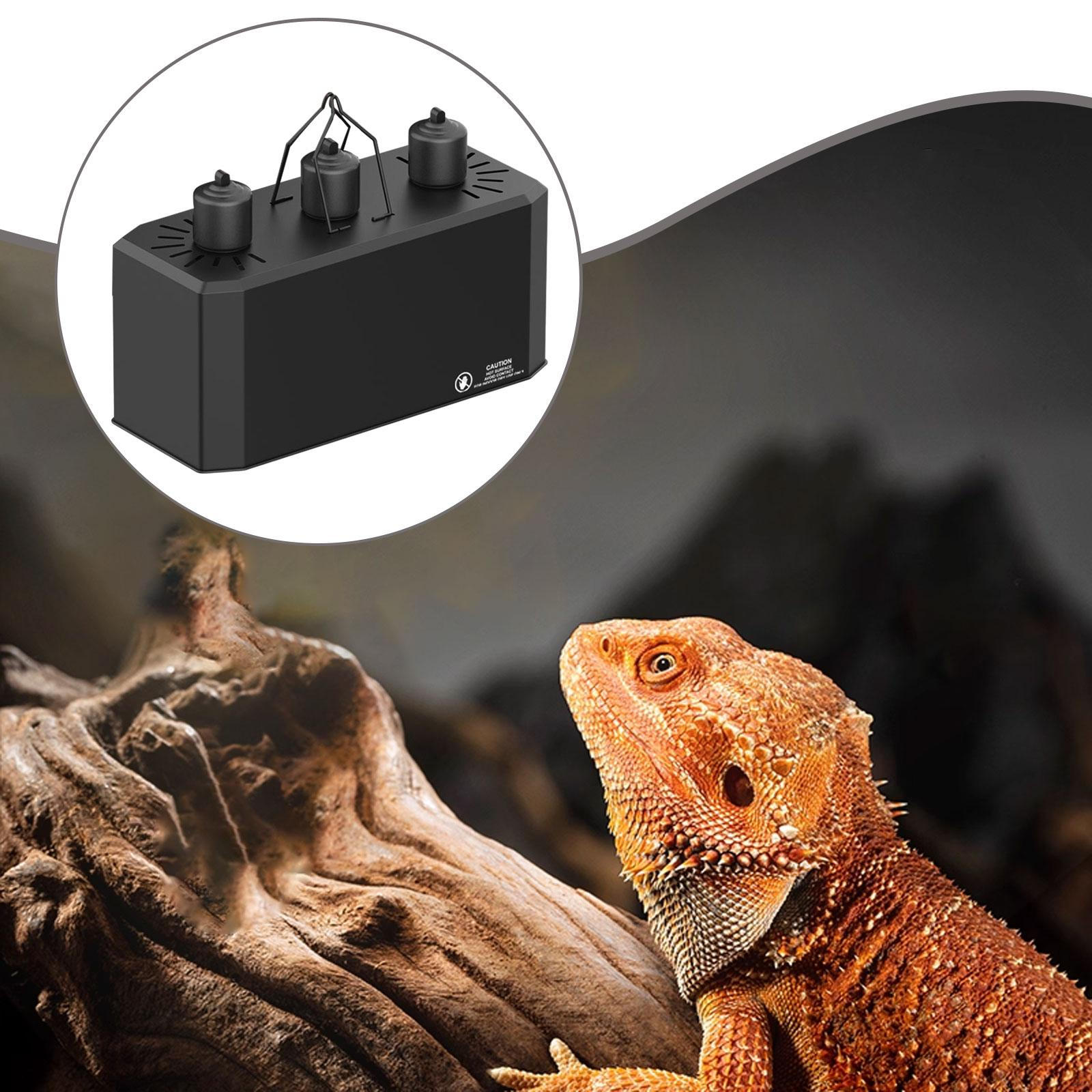 Reptile Triple Lamp Shade Accessory Easy to Install Enhances UVA Uvb with Separate Switch Lampshade
Reptile Triple Lamp Shade Accessory Easy to Install Enhances UVA Uvb with Separate Switch Lampshade