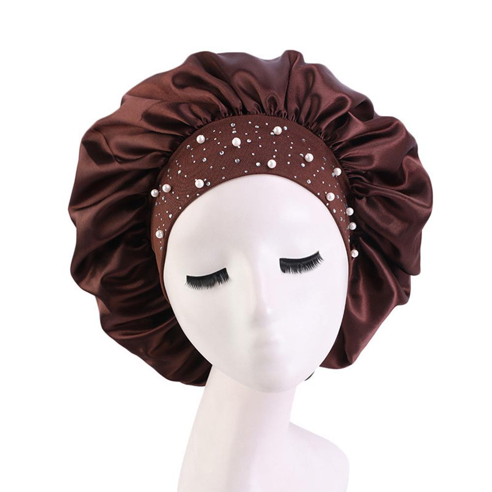Satin Sleep Cap Rhinestone Bonnet Women Hat Night Hair Care Salon Shower Headband
Satin Sleep Cap Rhinestone Bonnet Women Hat Night Hair Care Salon Shower Headband