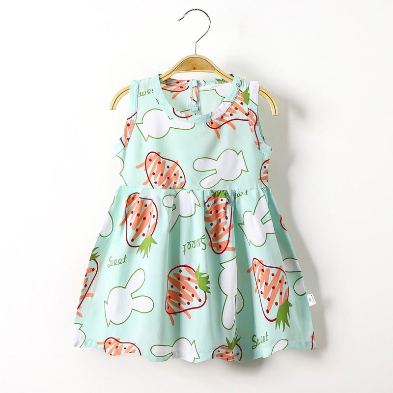 Baby Girls Dress Sleeveless Cute Print Kids Princess Dresses Cotton Children Sundress Clothes Girl Pageant Summer Beach Clothing 80
Baby Girls Dress Sleeveless Cute Print Kids Princess Dresses Cotton Children Sundress Clothes Girl Pageant Summer Beach Clothing 80