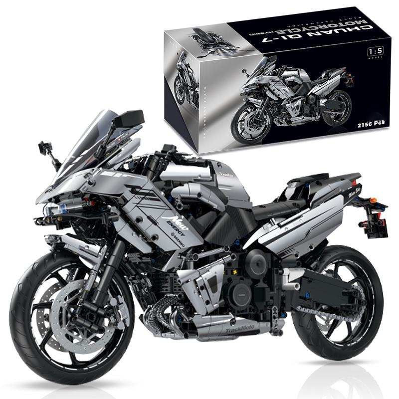 New 1:5 Building Blocks Motorbike Road Racing Vehicle MOC Bricks Toys Christmas Gifts for Kids Boys Children Adult 2156pcs
New 1:5 Building Blocks Motorbike Road Racing Vehicle MOC Bricks Toys Christmas Gifts for Kids Boys Children Adult 2156pcs