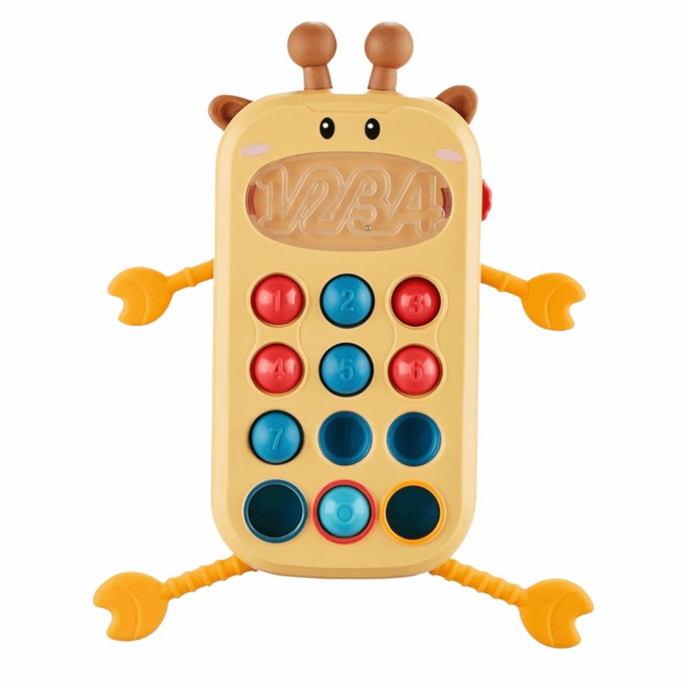 Cartoon Rabbit Deer Mobile Phone Push Pop Teether Multicolor Silicone Pop Chain Training Soft Chew Toy Sensory Development олений
Cartoon Rabbit Deer Mobile Phone Push Pop Teether Multicolor Silicone Pop Chain Training Soft Chew Toy Sensory Development олений