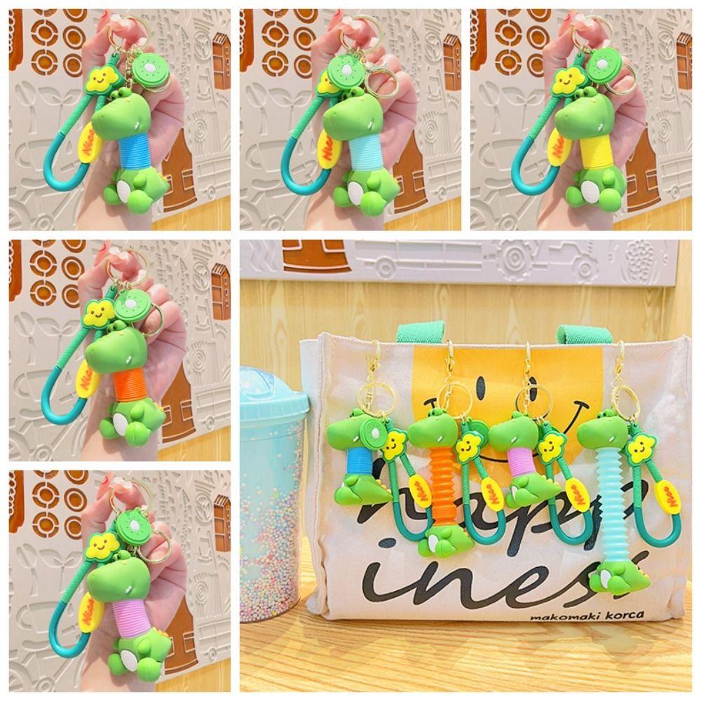 Telescopic Retractable Neck Dinosaur Keychain PVC Dinosaur Key Chain Creative Gift жёлтый
Telescopic Retractable Neck Dinosaur Keychain PVC Dinosaur Key Chain Creative Gift жёлтый