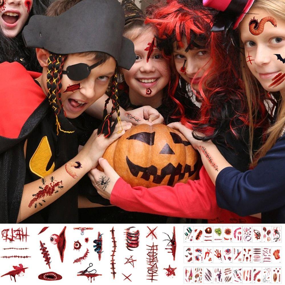 Bloody 3D Scar Temporary Tattoos Decals Body Makeup Scary Wounds Scab Stickers Unisex C
Bloody 3D Scar Temporary Tattoos Decals Body Makeup Scary Wounds Scab Stickers Unisex C
