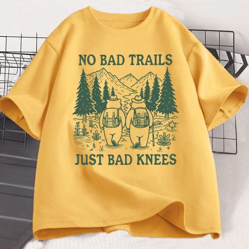 No Bad Trails Just Bad Knees T Shirt Funny Hiking T-Shirt Nature Lover Tee Family Camping Vacation Tshirt Adventure Tees Tops 4XL
No Bad Trails Just Bad Knees T Shirt Funny Hiking T-Shirt Nature Lover Tee Family Camping Vacation Tshirt Adventure Tees Tops 4XL