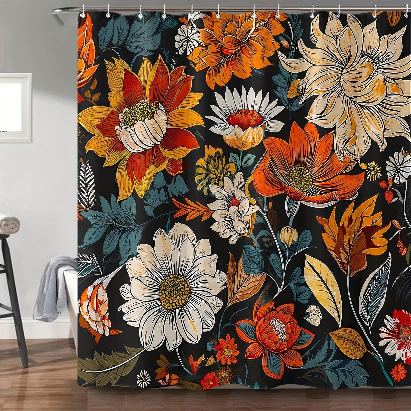 Plant And Flower Patterns Shower Curtain Washable Dirt-Resistant Shower Head Waterproof Polyester Bath Curtain For Home Decor W60H190(CM)-1 Pcs
Plant And Flower Patterns Shower Curtain Washable Dirt-Resistant Shower Head Waterproof Polyester Bath Curtain For Home Decor W60H190(CM)-1 Pcs