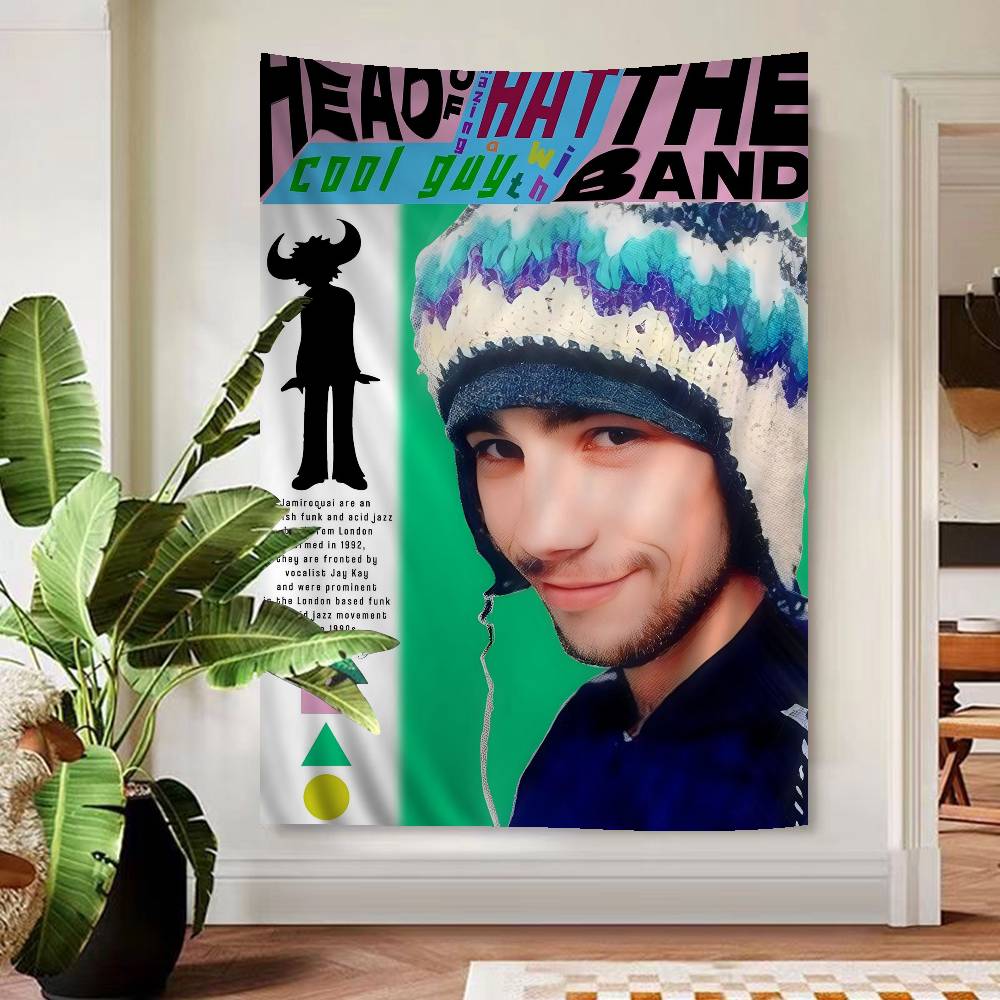 Rock Band Jjamiroquais Tapestry Art Printing Cheap Hippie Wall Hanging Bohemian Wall Tapestries Mandala Art Home Decor 74x94cm(29x37in)
Rock Band Jjamiroquais Tapestry Art Printing Cheap Hippie Wall Hanging Bohemian Wall Tapestries Mandala Art Home Decor 74x94cm(29x37in)
