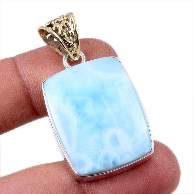 Подвеска из стерлингового серебра 925 пробы с драгоценным камнем Natural Republic Larimar 1,75 дюйма v0Q70
Подвеска из стерлингового серебра 925 пробы с драгоценным камнем Natural Republic Larimar 1,75 дюйма v0Q70