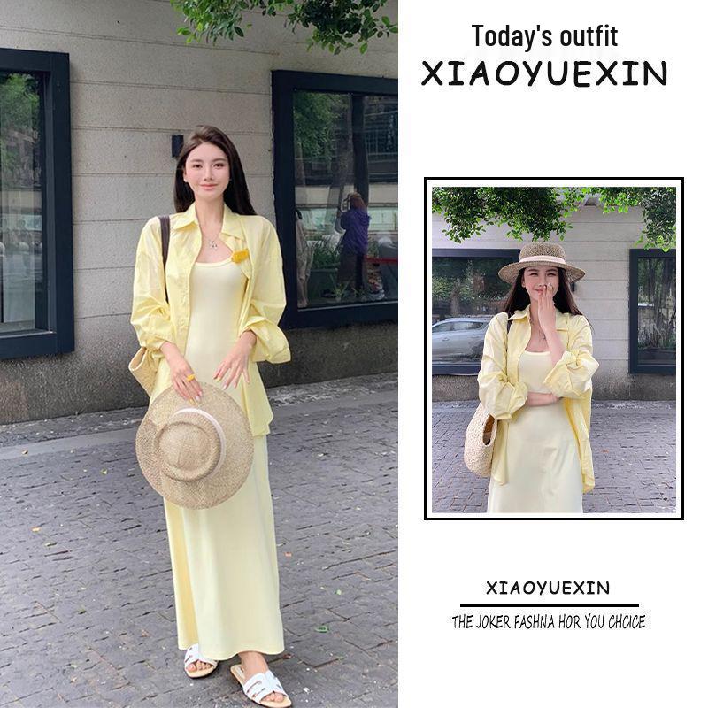 Women s Korean-Style Polo Collar Shirt Jacket & Camisole Dress Skirt Set - Summer 2026 Edition L 50-55 kg
Women s Korean-Style Polo Collar Shirt Jacket & Camisole Dress Skirt Set - Summer 2026 Edition L 50-55 kg