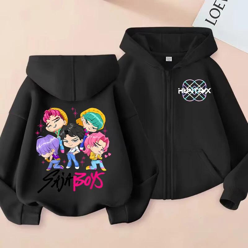 New KPop Demon Hunters Kids Hoodie Kawaii Cartoon Printed Zippered Hoodie Coat Boys Autumn Jacket Baby Girl Winter Clothes 160
New KPop Demon Hunters Kids Hoodie Kawaii Cartoon Printed Zippered Hoodie Coat Boys Autumn Jacket Baby Girl Winter Clothes 160