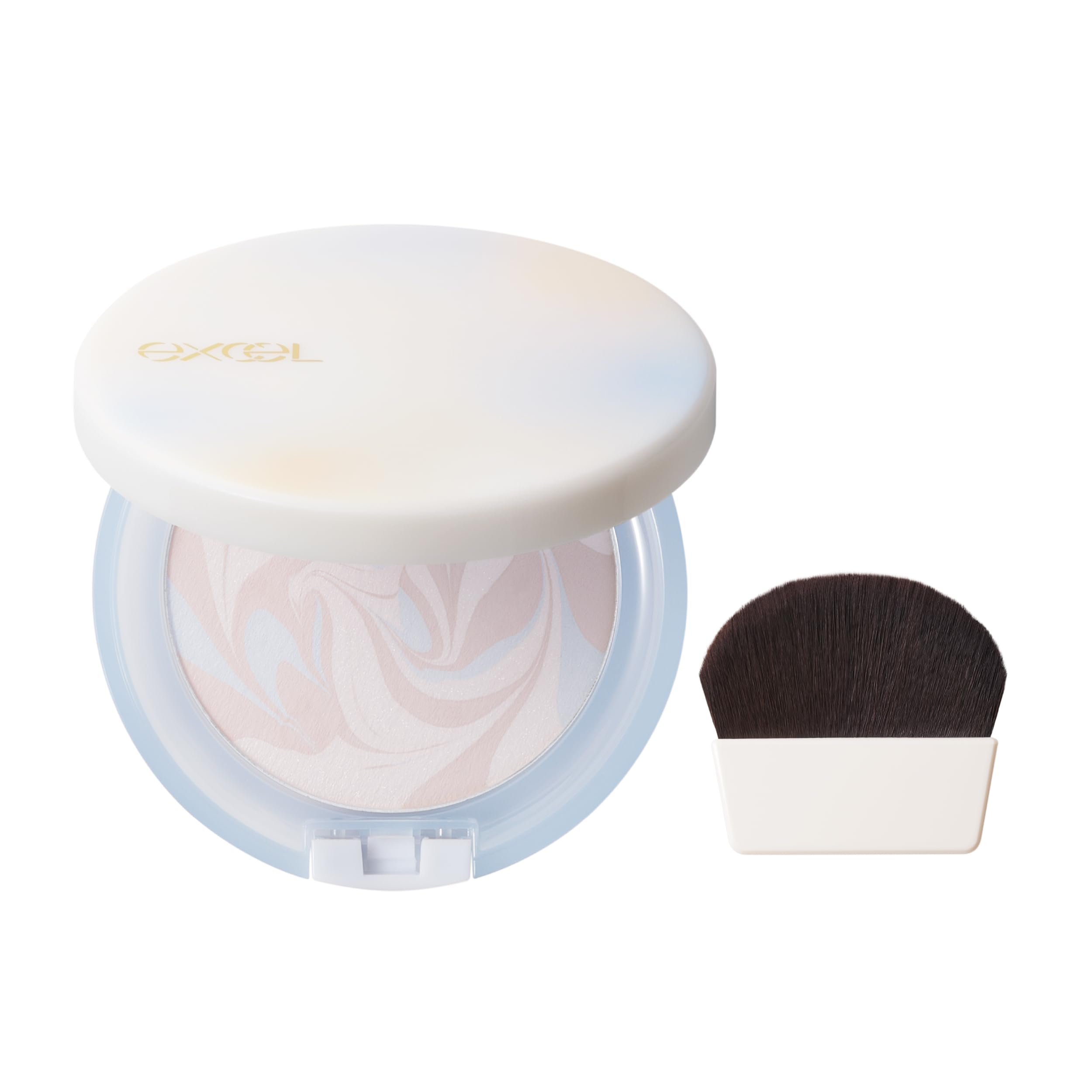 Excel Harmonical Reflect Marble Skin Pressed Compact with Mirror and Brush Included Powder, Powder, Translucent, Correcting, Type,
Excel Harmonical Reflect Marble Skin Pressed Compact with Mirror and Brush Included Powder, Powder, Translucent, Correcting, Type,
