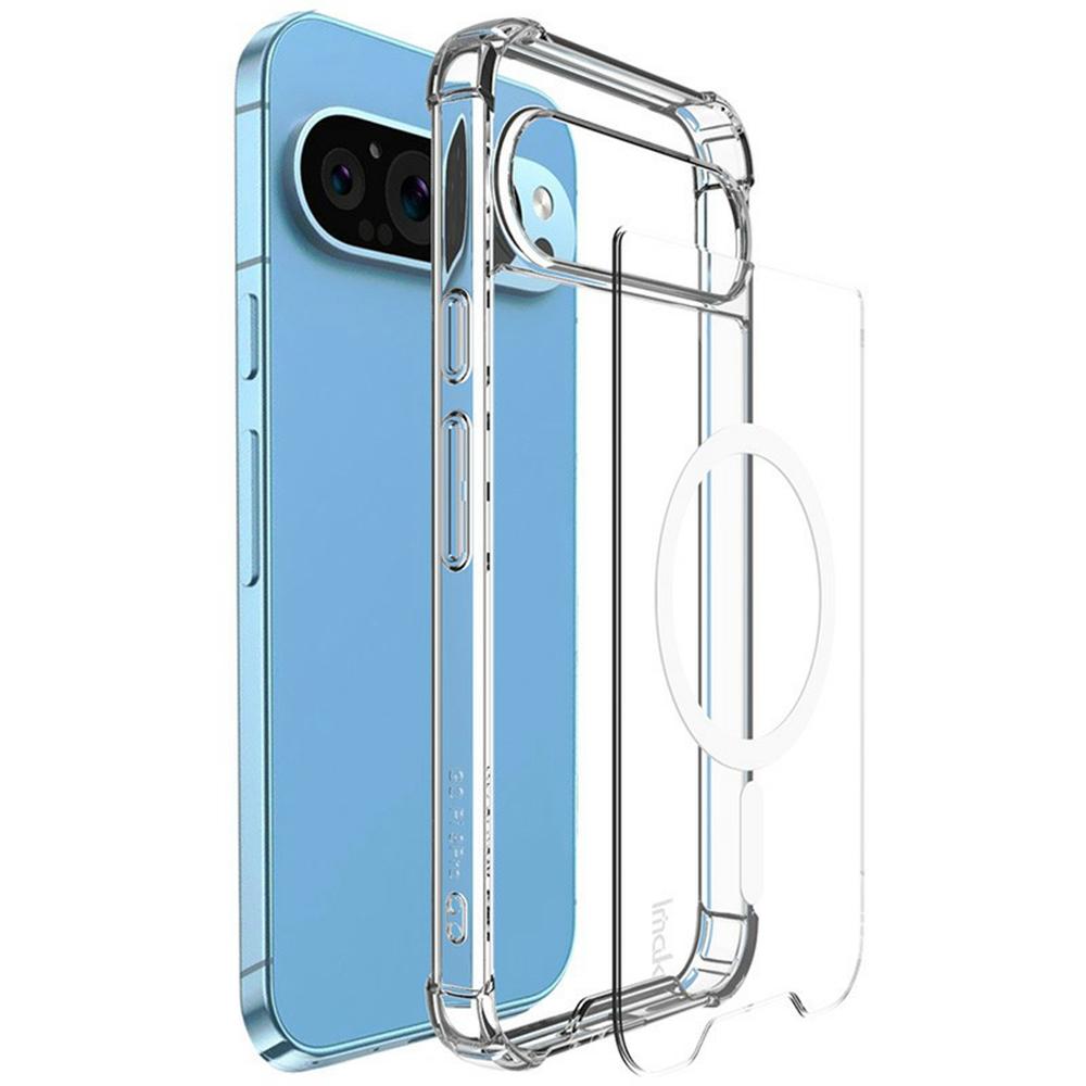 IMAK For Google Pixel 9 Pro XL Clear Case Compatible with MagSafe Shockproof PC+TPU Phone Cover Style A
IMAK For Google Pixel 9 Pro XL Clear Case Compatible with MagSafe Shockproof PC+TPU Phone Cover Style A