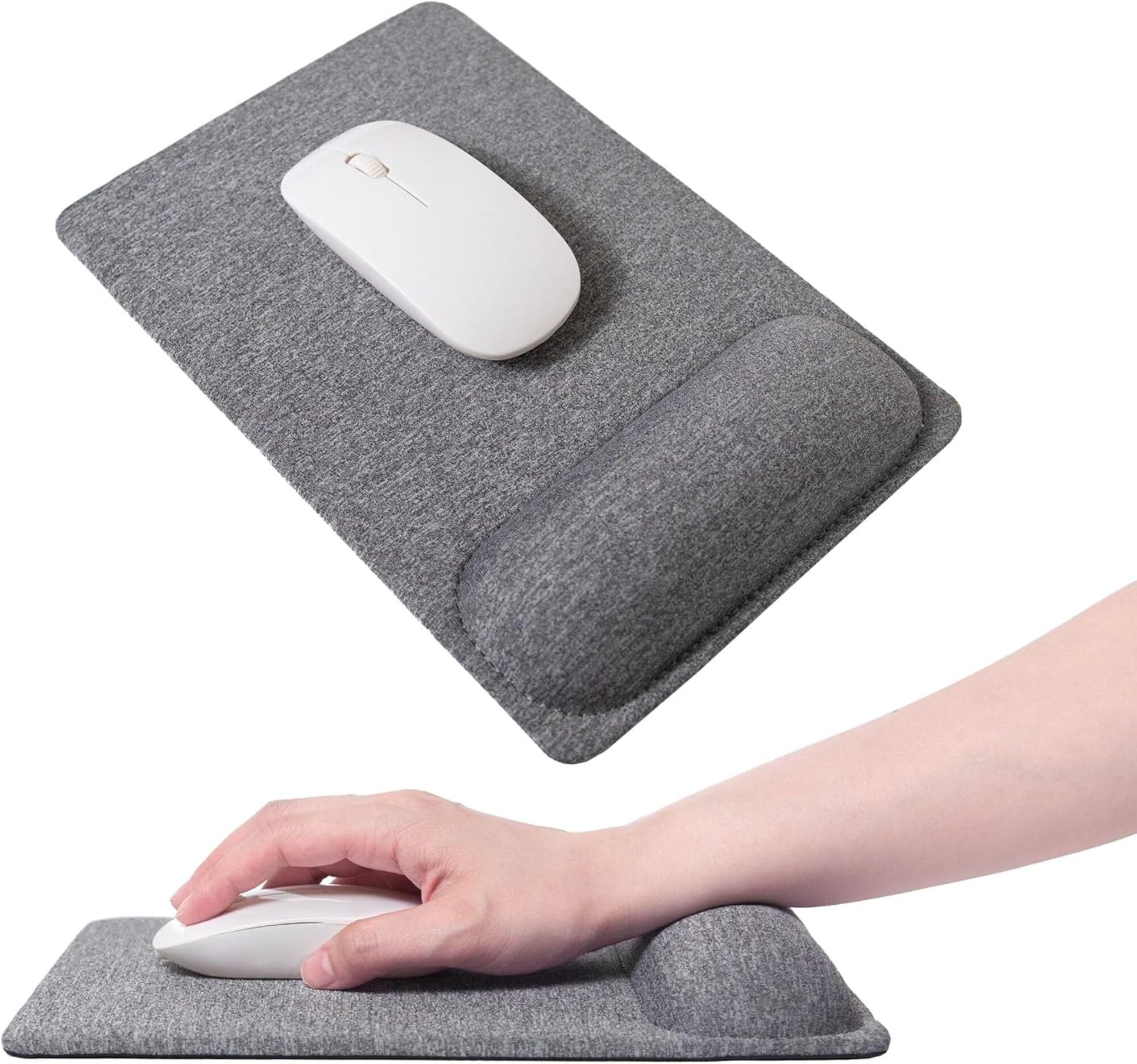 SenseAGE Comfortable Ergonomic Mouse Pad PU Base Wrist Rest Compatible with Pain Relief High Precision Tracking x x Non-slip & Office/Laptop/Mac сірий колір
SenseAGE Comfortable Ergonomic Mouse Pad PU Base Wrist Rest Compatible with Pain Relief High Precision Tracking x x Non-slip & Office/Laptop/Mac сірий колір