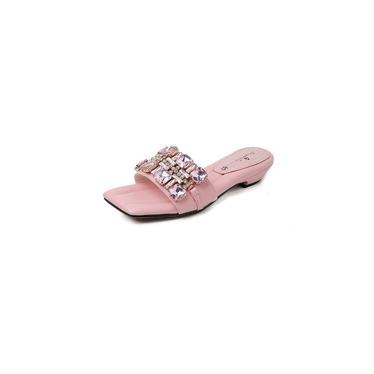 Comfort version~ French temperament rhinestone high-end sense with sandals women s summer wear versatile thick heel cool slippers 40 розовый
Comfort version~ French temperament rhinestone high-end sense with sandals women s summer wear versatile thick heel cool slippers 40 розовый