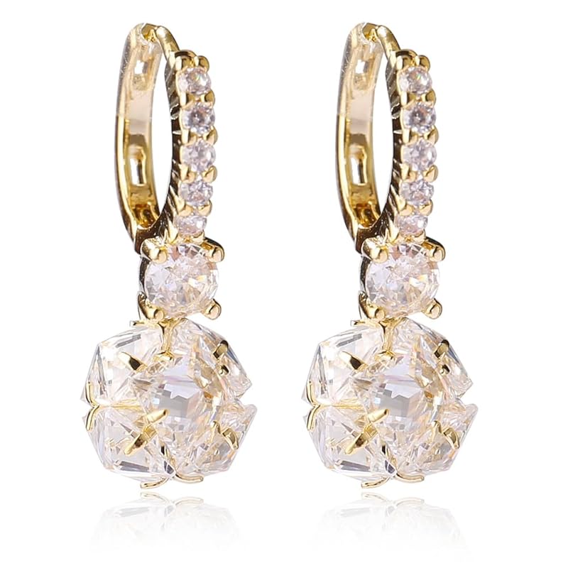 WICKM Zirconia Hoop Earth Shape Shaking hoop simple design glitter fashion earrings ladies Popularity Compatible with metal allergies ring earrings
WICKM Zirconia Hoop Earth Shape Shaking hoop simple design glitter fashion earrings ladies Popularity Compatible with metal allergies ring earrings