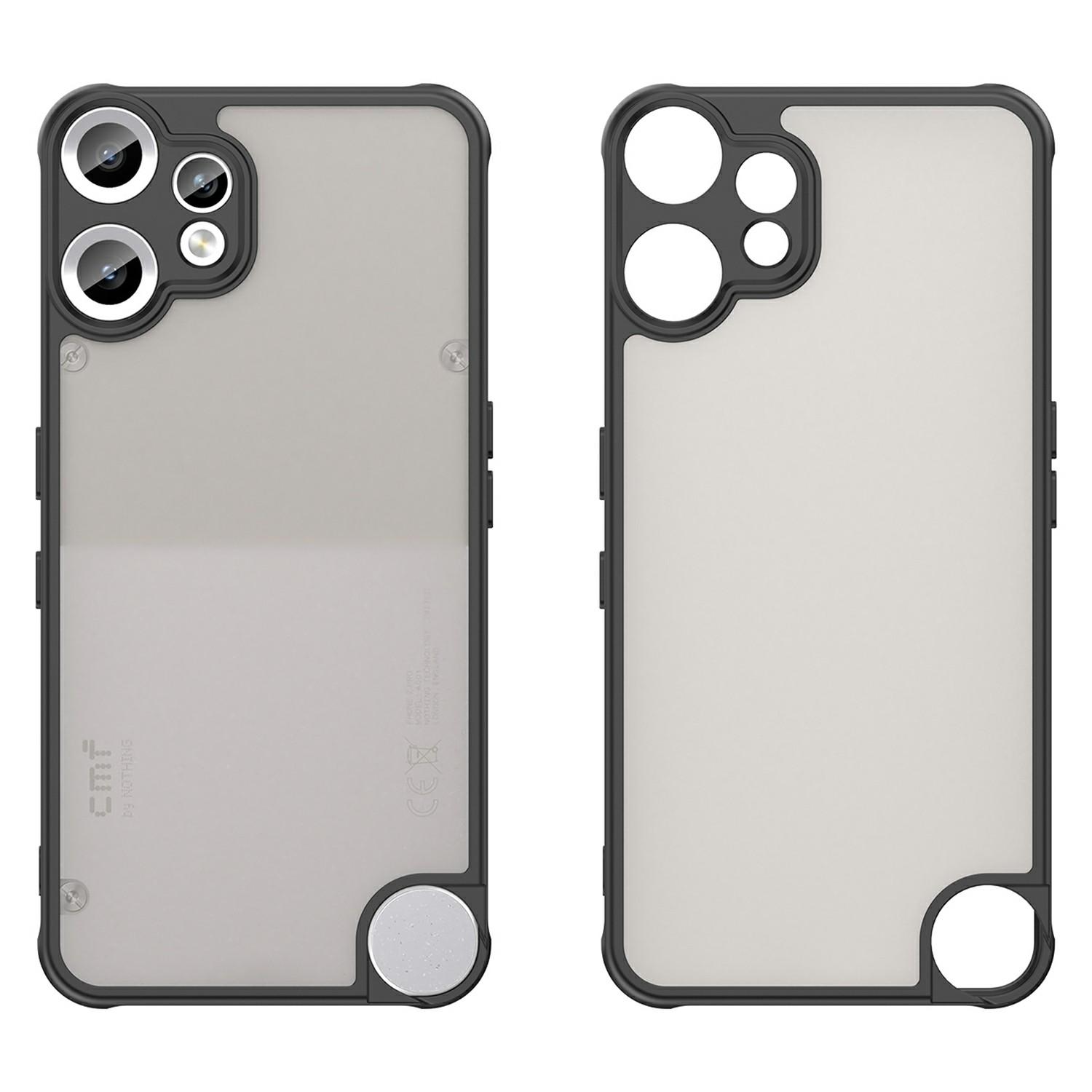 For Nothing CMF Phone 2 Pro Case Drop Proof Airbags Frosted Translucent PC+TPU Phone Back Cover Purple
For Nothing CMF Phone 2 Pro Case Drop Proof Airbags Frosted Translucent PC+TPU Phone Back Cover Purple