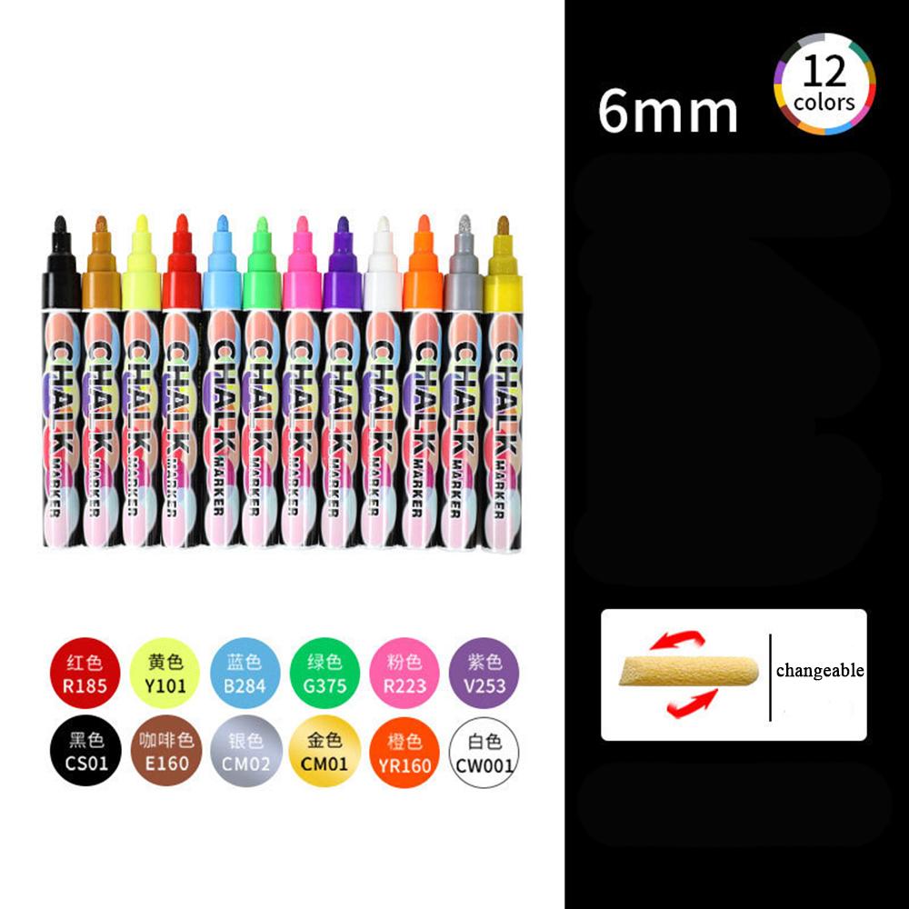 12/36 Colors Removable Colorful Liquid Chalk Markers for LED Board, Whiteboard Greenboard Blackboard Marker Pen
12/36 Colors Removable Colorful Liquid Chalk Markers for LED Board, Whiteboard Greenboard Blackboard Marker Pen