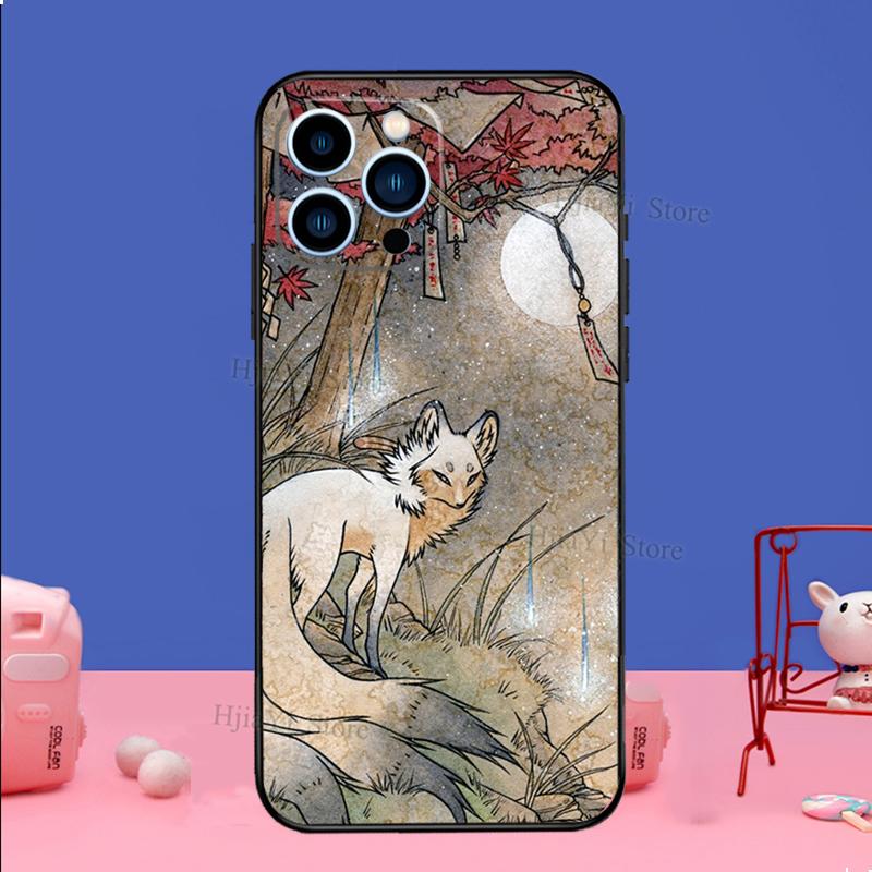 Kitsune Fox Art Phone Case For iPhone 16 15 12 13 Mini 11 14 Pro XS Max Plus X XR Silicone Cover iPhone 15
Kitsune Fox Art Phone Case For iPhone 16 15 12 13 Mini 11 14 Pro XS Max Plus X XR Silicone Cover iPhone 15