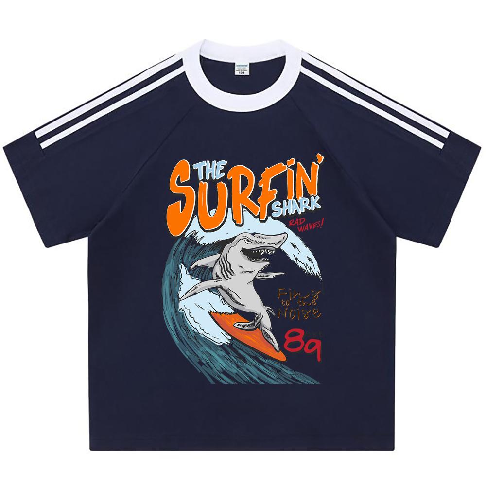 Kids 100% Cotton T-shirts Boys And Girls 200 GSM Cotton Tees surfing shark Cartoon Print Child Tshirts 150 білий
Kids 100% Cotton T-shirts Boys And Girls 200 GSM Cotton Tees surfing shark Cartoon Print Child Tshirts 150 білий