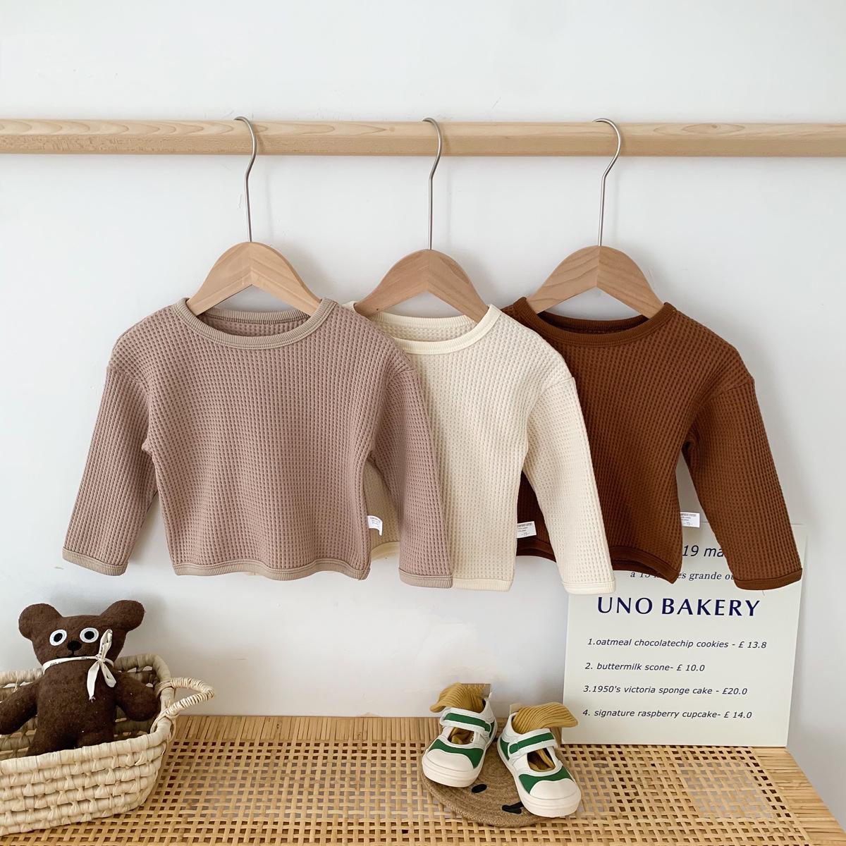 Korean-Style Plaid Long-Sleeve Sweatshirt for Infants & Toddlers - Unisex Spring/Autumn Outerwear 73 cm кавовий
Korean-Style Plaid Long-Sleeve Sweatshirt for Infants & Toddlers - Unisex Spring/Autumn Outerwear 73 cm кавовий