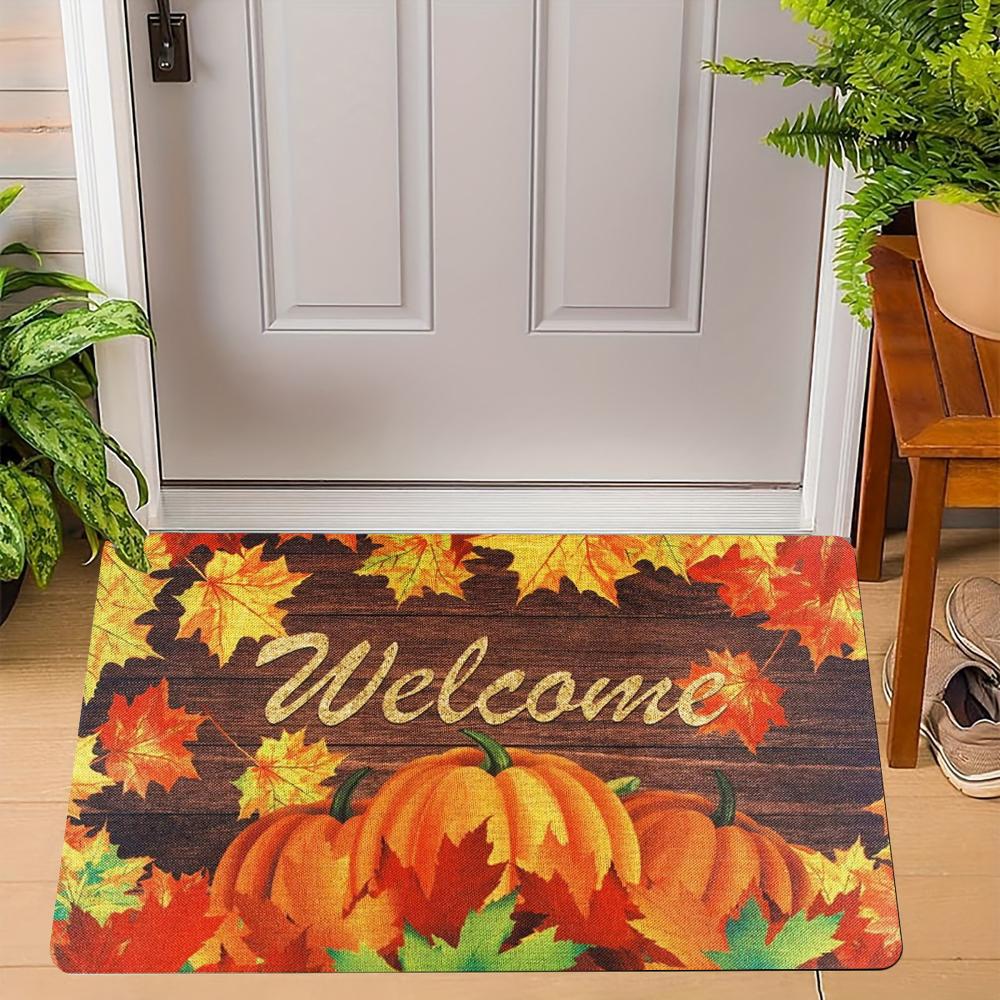 Autumn Maple Leaves Welcome Rug Doormat Machine Washable Carpet for Living Room Bedroom Kitchen and Laundry Rug Floor Mat 40x60cm
Autumn Maple Leaves Welcome Rug Doormat Machine Washable Carpet for Living Room Bedroom Kitchen and Laundry Rug Floor Mat 40x60cm