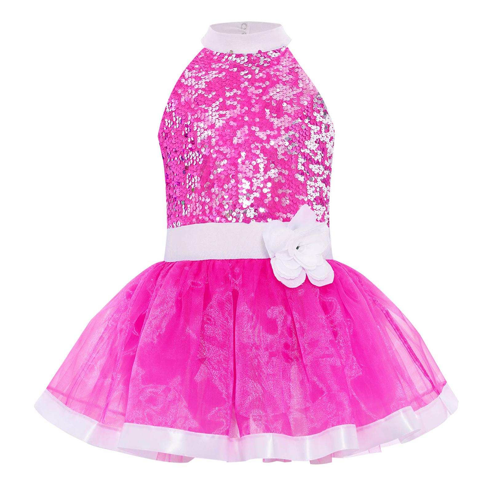 Girls Tutu Dress Sequined Bodice Layered Tulle Skirt Sleeveless Cutout Back Built-in Shorts Ballet Costume 3-4 Years
Girls Tutu Dress Sequined Bodice Layered Tulle Skirt Sleeveless Cutout Back Built-in Shorts Ballet Costume 3-4 Years