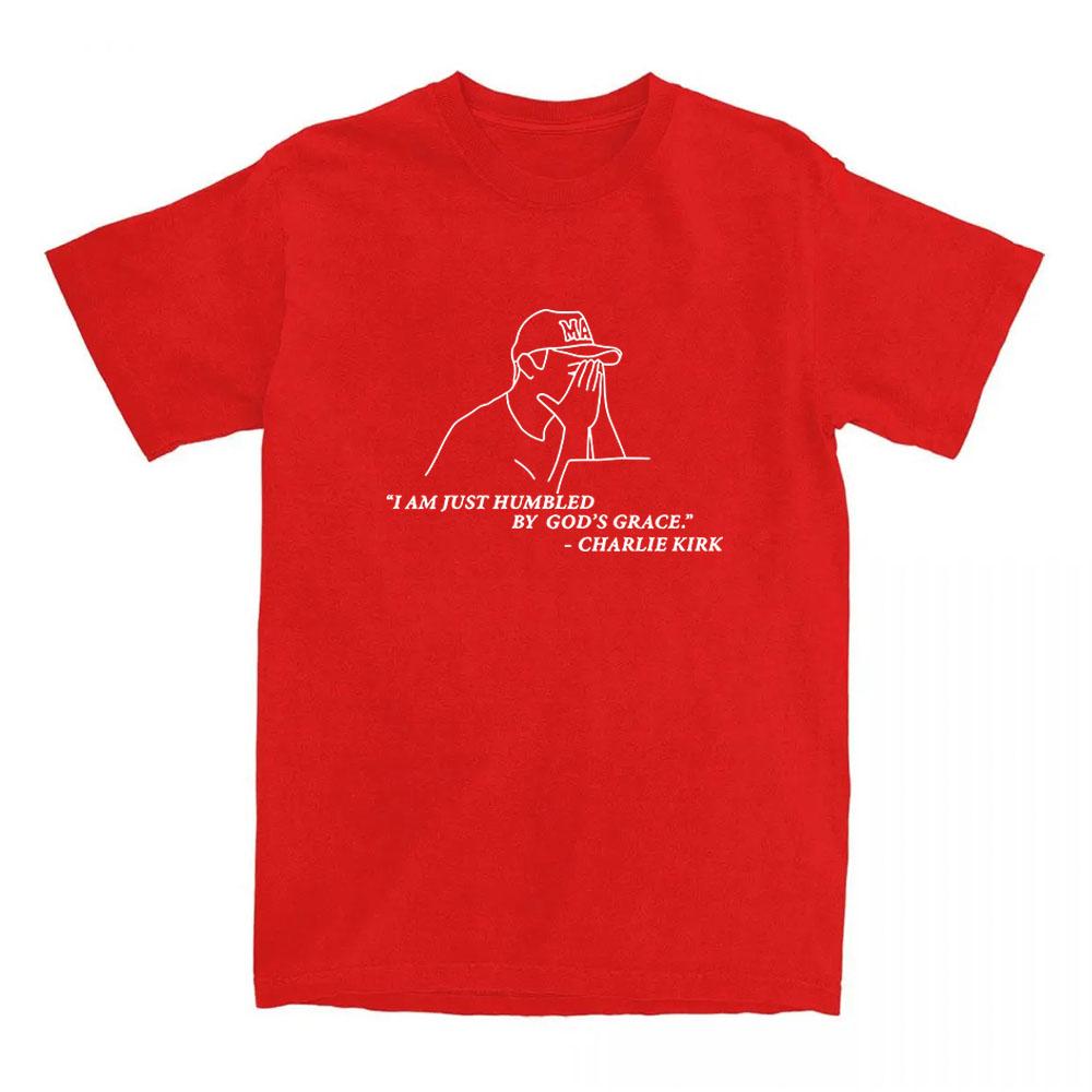 Gods Grace Tee Charlie Kirk Fashion American Tshirt Short Sleeve Cotton Female Tshirts Unisex Streetwear WomenUnisex Clothing 4XL
Gods Grace Tee Charlie Kirk Fashion American Tshirt Short Sleeve Cotton Female Tshirts Unisex Streetwear WomenUnisex Clothing 4XL