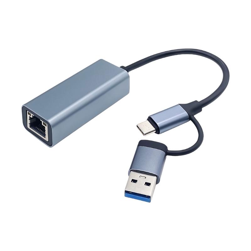USB3.0 Type C To RJ45 Networking Adapters 5/2.5/1Gbps Fast Wireds Internet Connectors Design Multiple OS Compatibility
USB3.0 Type C To RJ45 Networking Adapters 5/2.5/1Gbps Fast Wireds Internet Connectors Design Multiple OS Compatibility