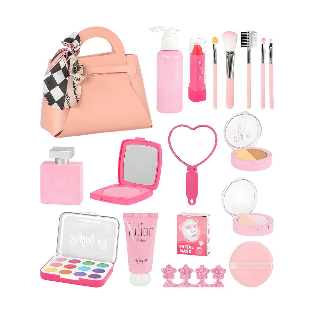 Pretend Play Makeup Set for Little Girls Kids Toy Cosmetic Kit Role Play Birthday Party Gift Safe Educational Dress Up Games
Pretend Play Makeup Set for Little Girls Kids Toy Cosmetic Kit Role Play Birthday Party Gift Safe Educational Dress Up Games