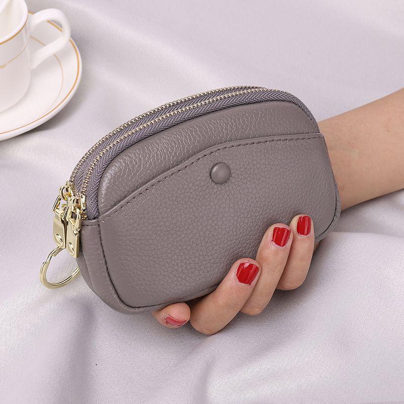 Women s Soft Leather Mini Wallet with Double Zipper - Multifunctional Key Holder and Large Capacity Coin Pouch
Women s Soft Leather Mini Wallet with Double Zipper - Multifunctional Key Holder and Large Capacity Coin Pouch