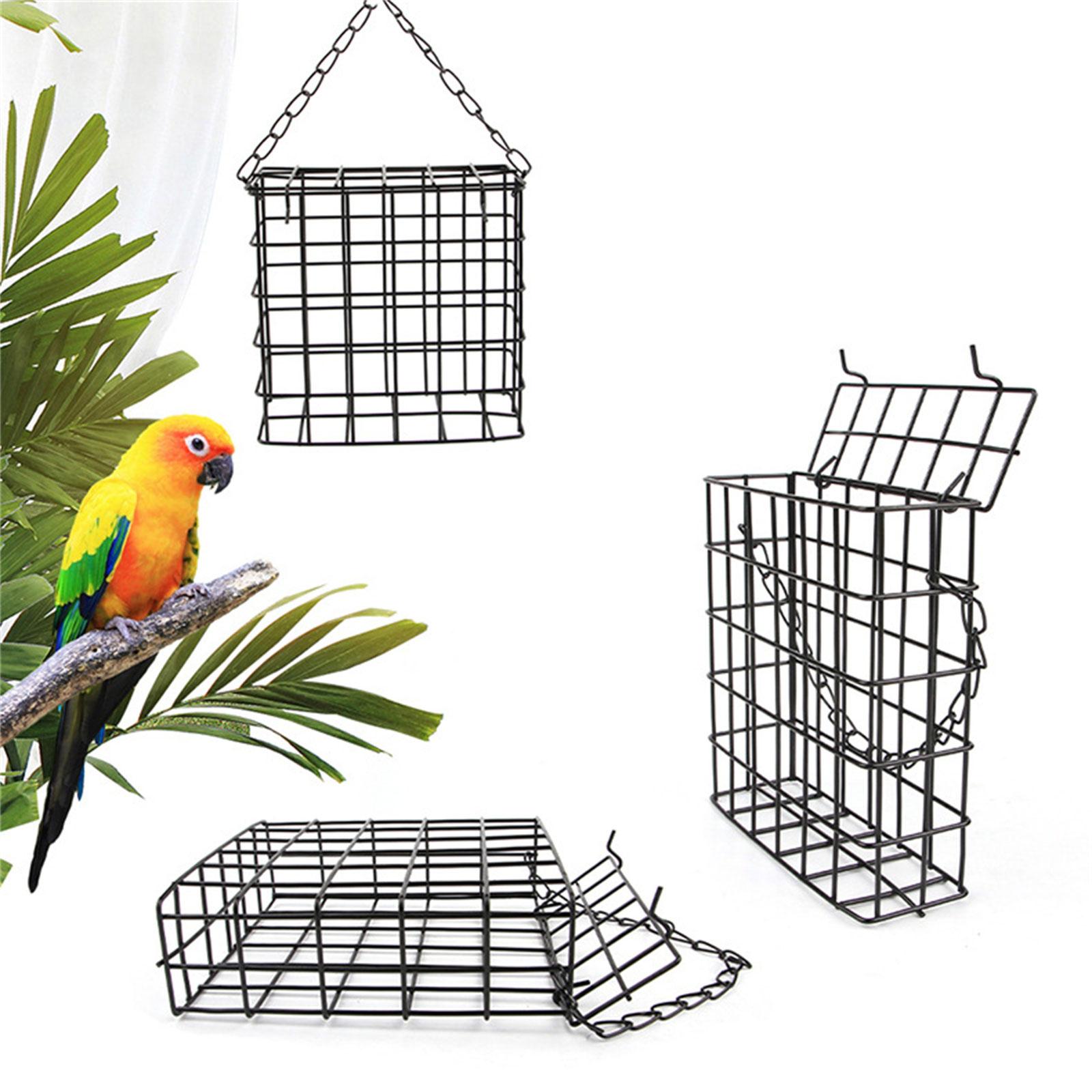Wild Bird Suet-Basket Feeders for Parrots Sparrows Garden for Outdoor Birds Metal Bird Feeder Wild Parrots Feeder
Wild Bird Suet-Basket Feeders for Parrots Sparrows Garden for Outdoor Birds Metal Bird Feeder Wild Parrots Feeder