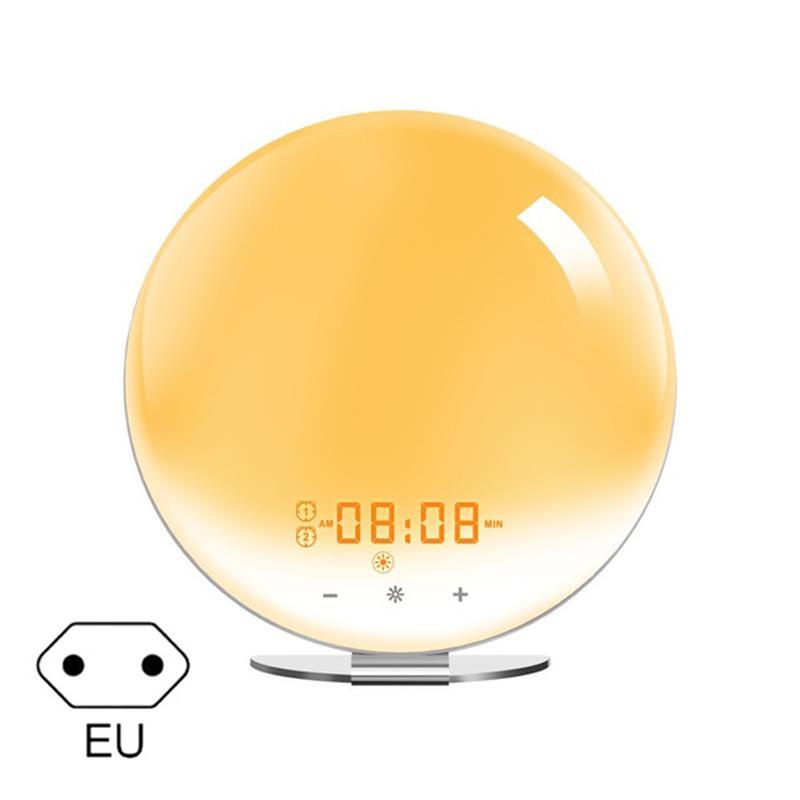 SH-02 Sunrise/Sunset Simulation Smart Wake Up Lamp Sleep Aid Alarm Clock 7 Color Night Light with FM Function US Plug
SH-02 Sunrise/Sunset Simulation Smart Wake Up Lamp Sleep Aid Alarm Clock 7 Color Night Light with FM Function US Plug