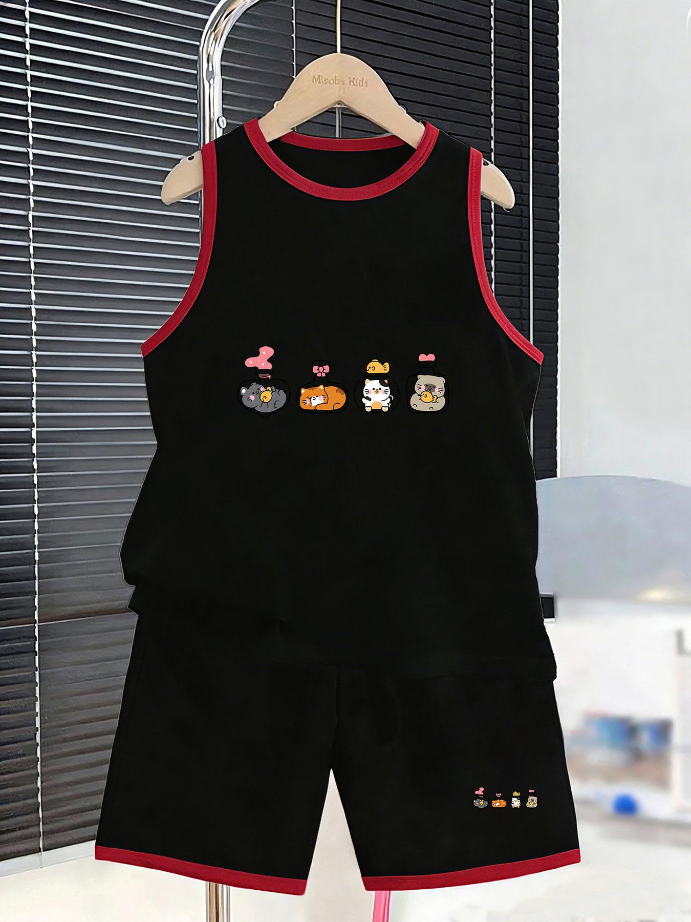 Boys’ cute pet balls set. Adorable prints, breathable fabric, loose fit for lovely summer wear. 7Y чорний
Boys’ cute pet balls set. Adorable prints, breathable fabric, loose fit for lovely summer wear. 7Y чорний