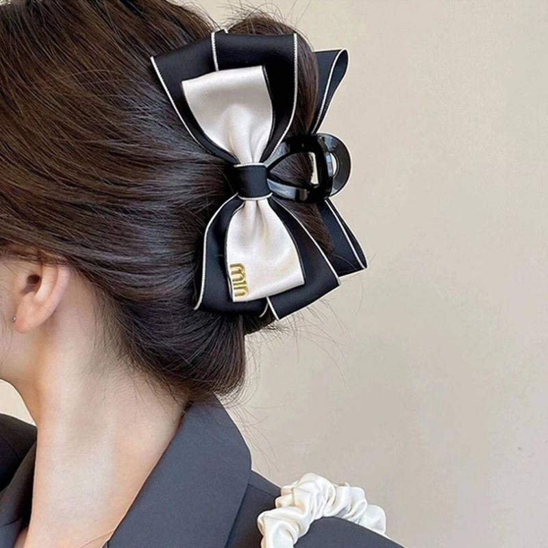 Korean Bow Hair Claw Clip Simple Elegant Hair Clip Claw Clamp Headwear Girls Women Hair Accessories
Korean Bow Hair Claw Clip Simple Elegant Hair Clip Claw Clamp Headwear Girls Women Hair Accessories