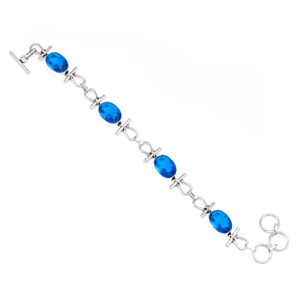 Браслет из драгоценного камня танзанит кварц в этническом стиле 7-8 дюймов
Браслет из драгоценного камня танзанит кварц в этническом стиле 7-8 дюймов