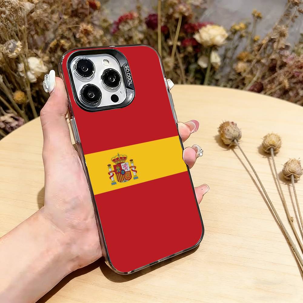 spain flag Phone Case For iPhone 17,16,15,14,13,12,11 Plus,Pro Max,XS,Colored Silver Plated Inside Cover iPhone14
spain flag Phone Case For iPhone 17,16,15,14,13,12,11 Plus,Pro Max,XS,Colored Silver Plated Inside Cover iPhone14