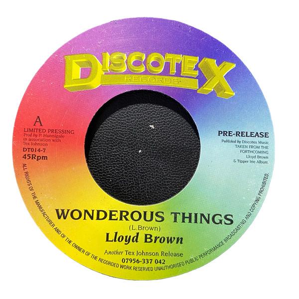 7-дюймовая пластинка LLOYD BROWN Wonderous Things DT0147 Discotex Record UK Reggae Ska Dub Б/у
7-дюймовая пластинка LLOYD BROWN Wonderous Things DT0147 Discotex Record UK Reggae Ska Dub Б/у