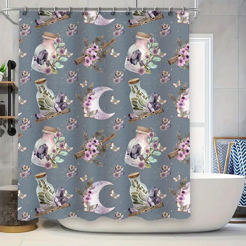 Decorative Moon Crystal Print Shower Curtain for Bathrooms Floral Decor Home Textiles Waterproof Fabric 180x180cm 90x180cm
Decorative Moon Crystal Print Shower Curtain for Bathrooms Floral Decor Home Textiles Waterproof Fabric 180x180cm 90x180cm