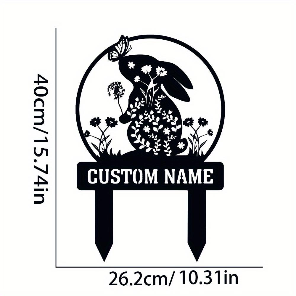 Metal Rabbit Garden Stake Laser Cut Iron Art Yard Home Decor Easter Outdoor
Metal Rabbit Garden Stake Laser Cut Iron Art Yard Home Decor Easter Outdoor